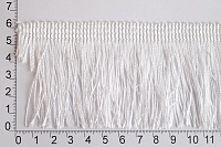 Бахрома  63мм 0390-0310 цв.501 белый