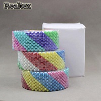  Иглы для закалывания Реалтекс Ромашка 35мм (3уп*12шт*40игл) цв.ассорти