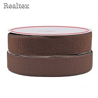 Липучка  Realtex 50мм цв.107 коричневый