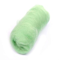 Шерсть для валяния Кардочес "Камтекс" полутонкая (100гр) цв.107 ментол 