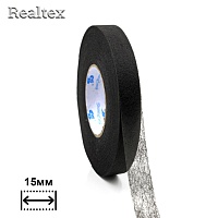  Паутинка 15мм Realtex (64м) цв.черный 