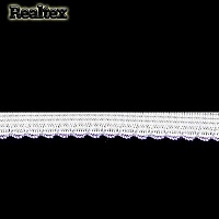 Резинка бельевая  Realtex 10мм 9112-010 (фестон) цв.белый/сиреневый