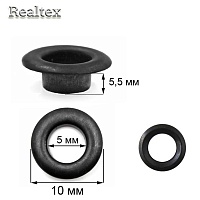 Люверсы № 3 (5мм) с кольцами цв.оксид