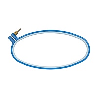 Пяльцы овальные пластиковые OPV-040 с винтом 228*114мм (1шт) 