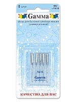 Иглы БШМ универсальные NU №70 "Гамма" (5игл) 