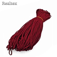 Шнур курточный 5мм цв.153 бордовый