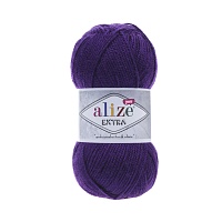 Пряжа Alize "Extra" (100гр) цв.074 фиолетовый
