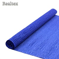 Бумага "креп" для декора Реалтекс цв.35/1 синий