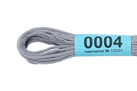 Мулине "Гамма" цв.0004 св.серый