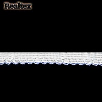 Резинка бельевая  Realtex 10мм 9112-010 (фестон) цв.белый/голубой