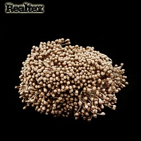 Тычинки Realtex двухсторонние на нитях цв. бежевый