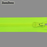 Молния витая Т.5 75см разъемная цв.229С желтый неон