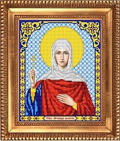 Рисунок на ткани бисером "Благовест" И-4136 "Св.Муч. Валерия"