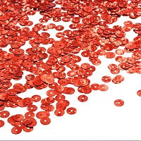 Пайетки россыпью TBY-FLK022 круглые (50гр) цв.03 красный