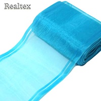 Лента капроновая 100мм с3503г17 цв.13 бирюзовый