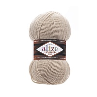Пряжа Alize "Lana Gold Fine" (100гр) цв.005 бежевый