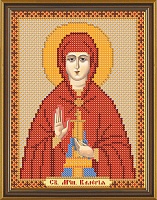 Рисунок на канве бисер НС 5109 "Св.Мч.Карелия (Валерия)" 
