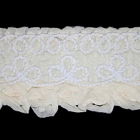Кружево  80мм CYY 2761 цв.2 молочный