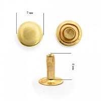 Хольнитены   7*7мм цв.золото