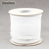 Шнур плоский 06с2341 14мм цв.003 белый