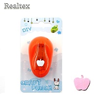  Фигурный дырокол Реалтекс Premium CD-99XS d=1.5см  №21 Яблоко