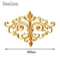 Термоаппликации орнамент Реалтекс R-2283 цв.золото