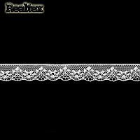 Кружево капроновое Realtex  10мм SC 325-1 (25м) цв.белый