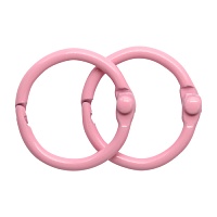 Кольца для альбомов 20мм 5AS-102 цв.розовый