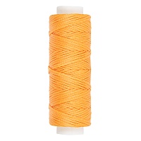 Нитки вощёные LC-001 плоские "Промысел" 0,8мм цв.015 тёмно-жёлтый