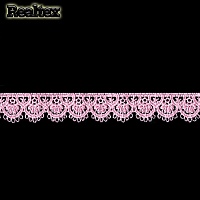 Кружево  гипюр  Realtex  18мм LF-190/CS091 цв.112 розовый