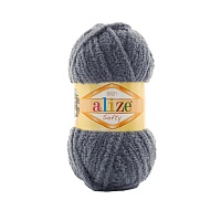 Пряжа Alize "Softy baby" (50гр) цв.087 угольно-серый 