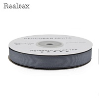 Лента репсовая 12мм RS (27,4м) цв.096 тёмно-серый