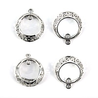 Основа для серег "Астра" 54-P6453 18*16мм цв.серебро 