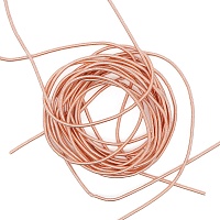 Канитель гладкая 1мм матовая КМ012НН1 (5гр) цв.персиковый