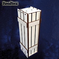 Заготовка для декорирования деревянная Коробка для вина "Ящик №2" 38*11*11см