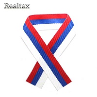 Лента "Триколор" ш.24мм Premium термонарезка, длина: 30см