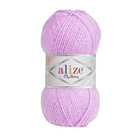 Пряжа Alize "My Baby" (50гр) цв.027 лиловый
