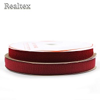 Липучка  Реалтекс 25мм цв.030 бордовый