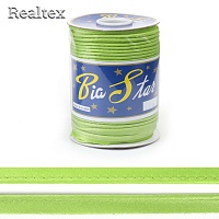 Кант атласный 12мм (65,8м) цв. F232 светло-салатовый