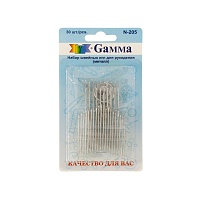 Иглы N-210 для шитья №5/0-1/0 "Гамма"