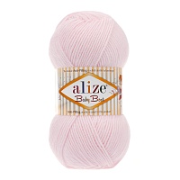 Пряжа Alize "Baby Best" (100гр) цв.184 розовая пудра