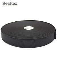 Резинка вязаная Realtex  35мм (40м) цв.черный 