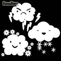 Заготовка для декорирования Тучки №2 30см (пенопласт пористый)