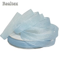 Лента капроновая  6мм Realtex цв.0280 голубой