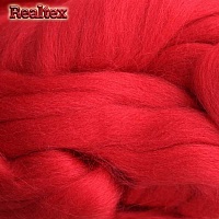 Шерсть для валяния "Камтекс" полутонкая (50гр) цв.046 красный