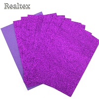 Фетр глиттерный RS 1мм (10шт) цв.07 фиолетовый
