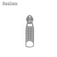 Бегунок Т.5 неавтомат для метражной витой молнии 8872 цв.никель