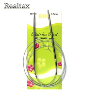 Спицы металл круговые на тросике Реалтекс 120см №3,5 (10шт) 