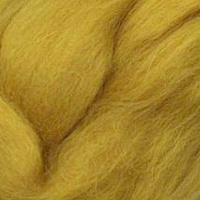 Шерсть для валяния "Камтекс" полутонкая (50гр) цв.033 горчица