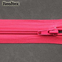 Молния витая Т.5 65см разъемная цв.144С яр.розовый